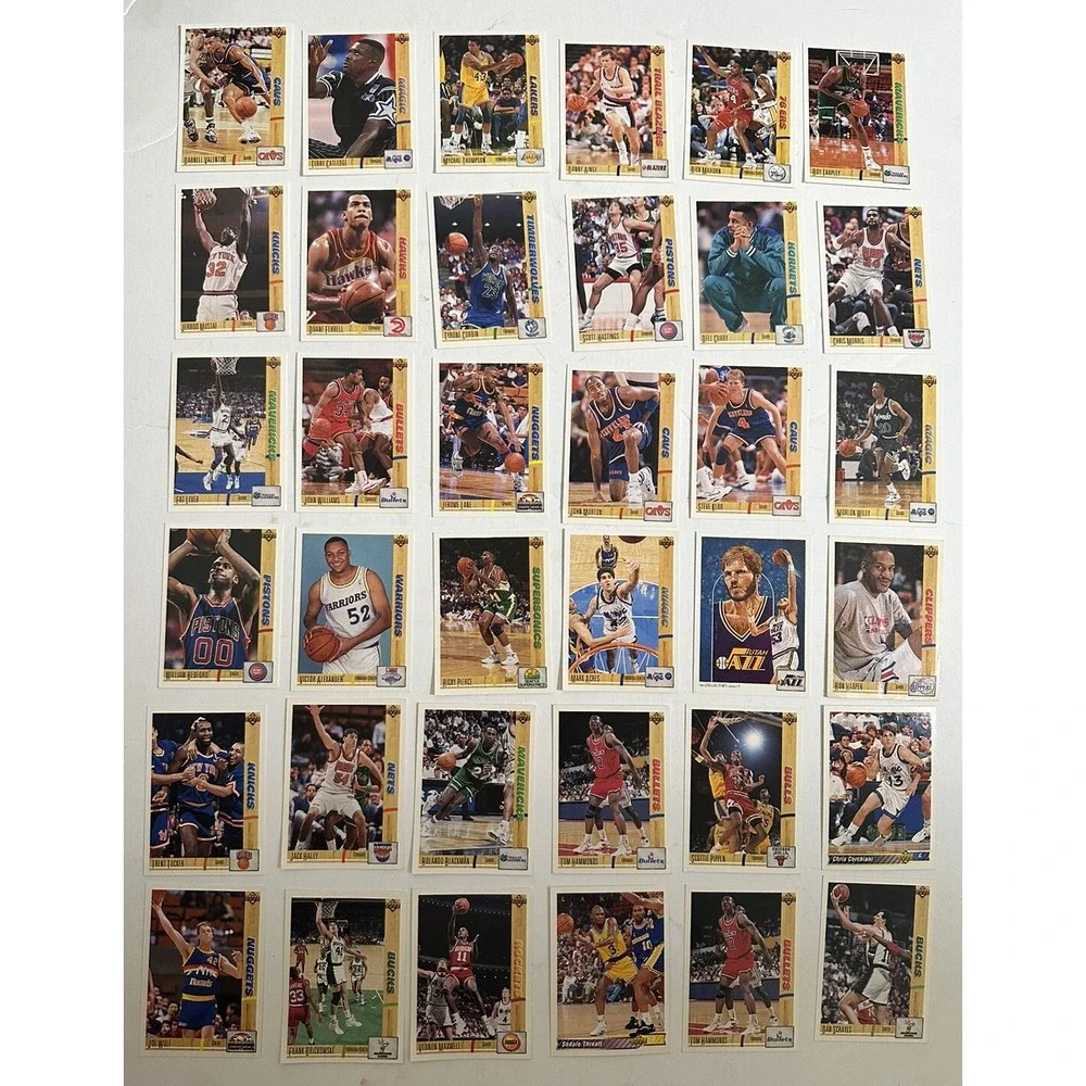 1990-91 Skybox lot of 59 + 1991 Upper Deck Lot Of 98 Total 150+ Cards